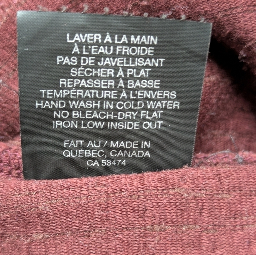 COKLUCH Riviere women's pullover - Cassis Crinkle size XS - Picture 10 of 12